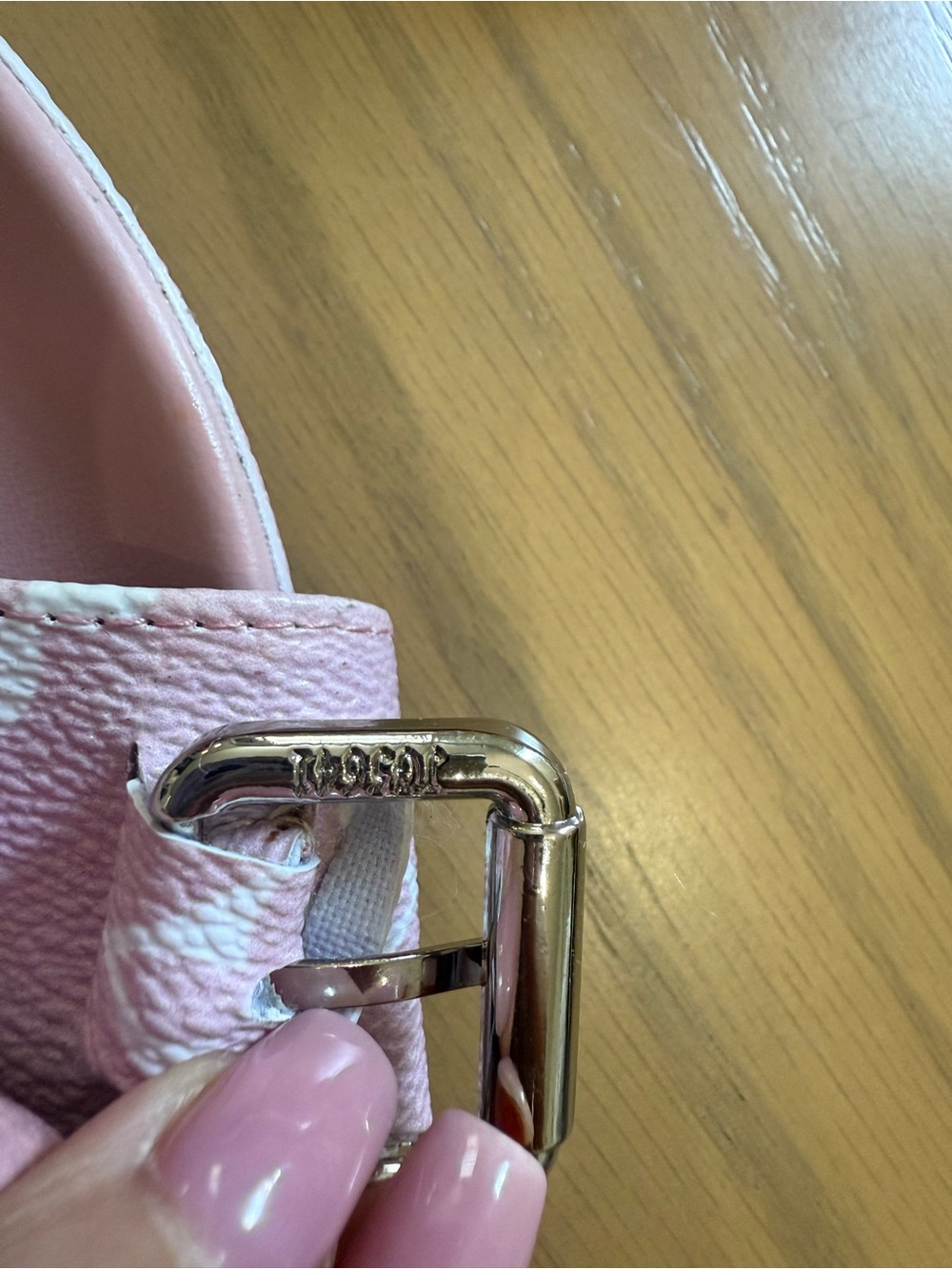 Louis Vuitton Pink & Red Monogram Kids Slide Sandals - Picture 5 of 6